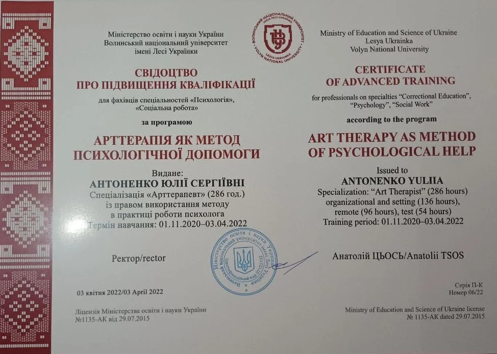 сертифікат